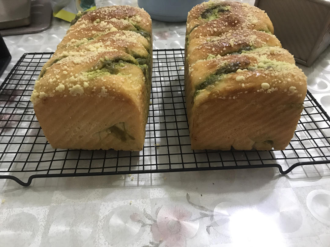 抹茶奶酥吐司