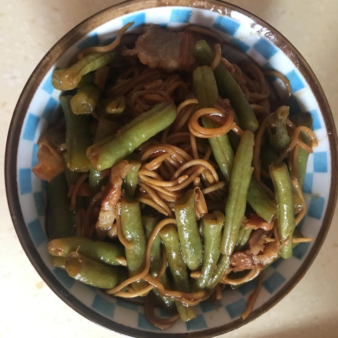 家常豆角焖面