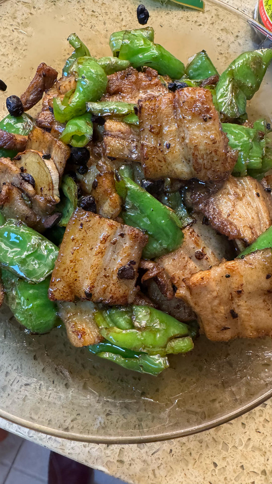 超下饭的青椒豆豉五花肉