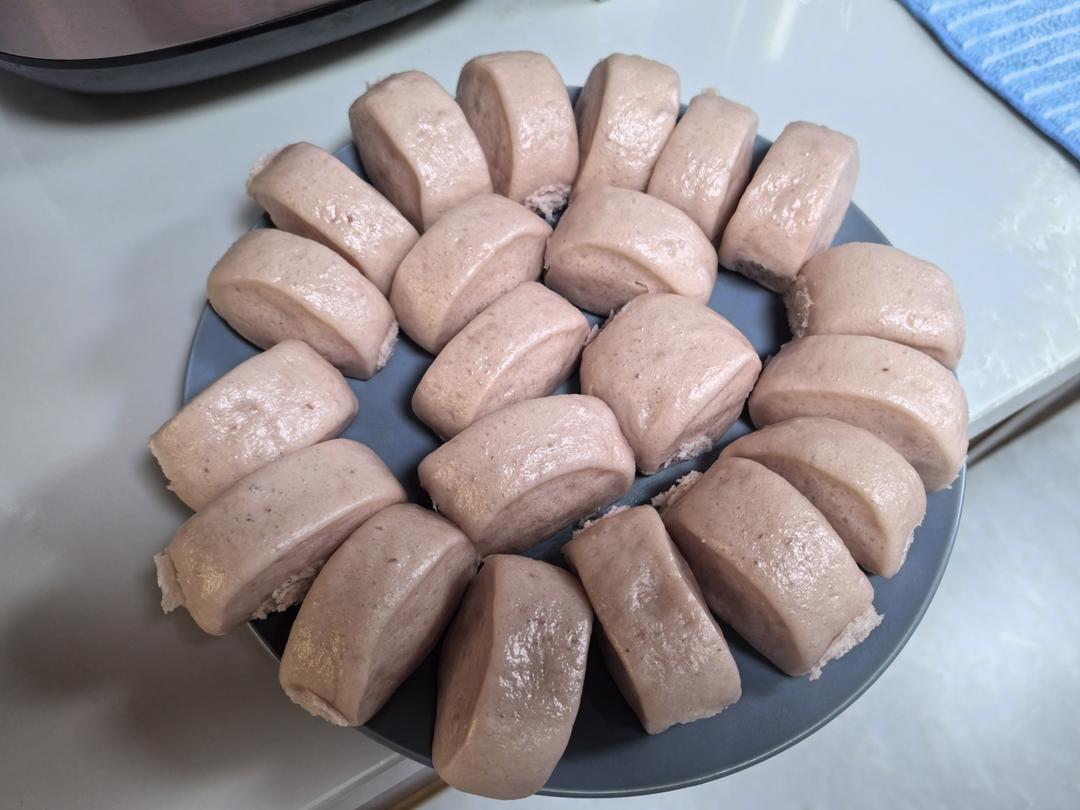 彩色馒头这样做‼️不变色‼️天然材料超安心
