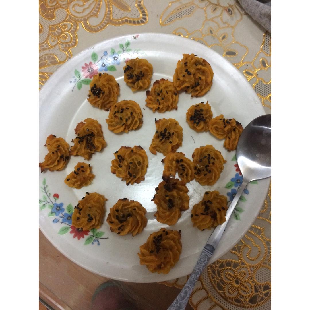 宝宝辅食地瓜软饼干紫薯红薯软饼干