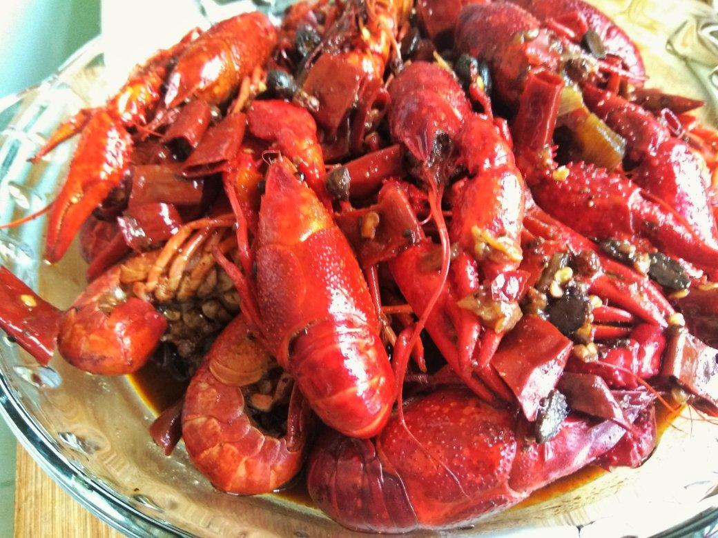 一粒微尘39做的5种口味小龙虾