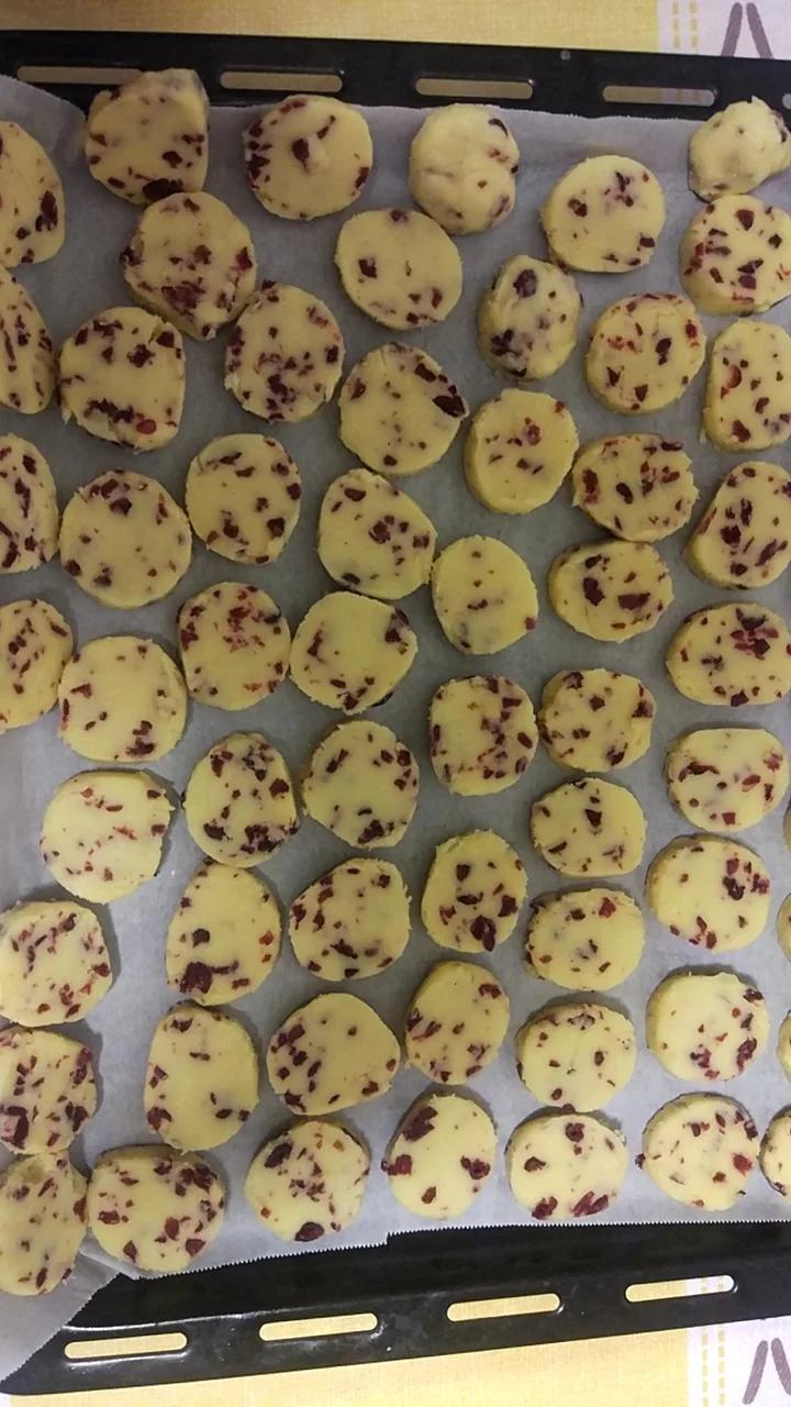 低糖少油版蔓越莓饼干