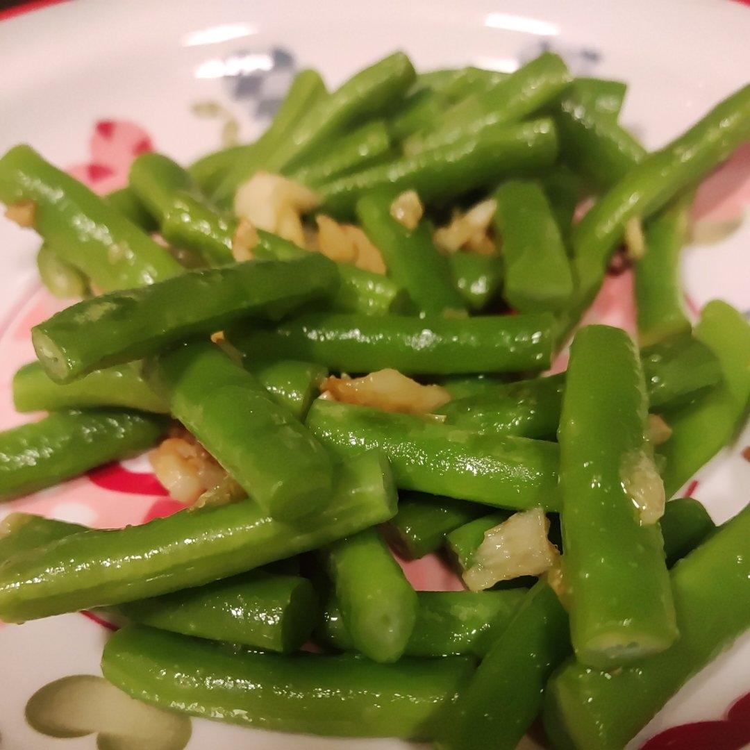 健康少油蒜泥拌长豆（豇豆）