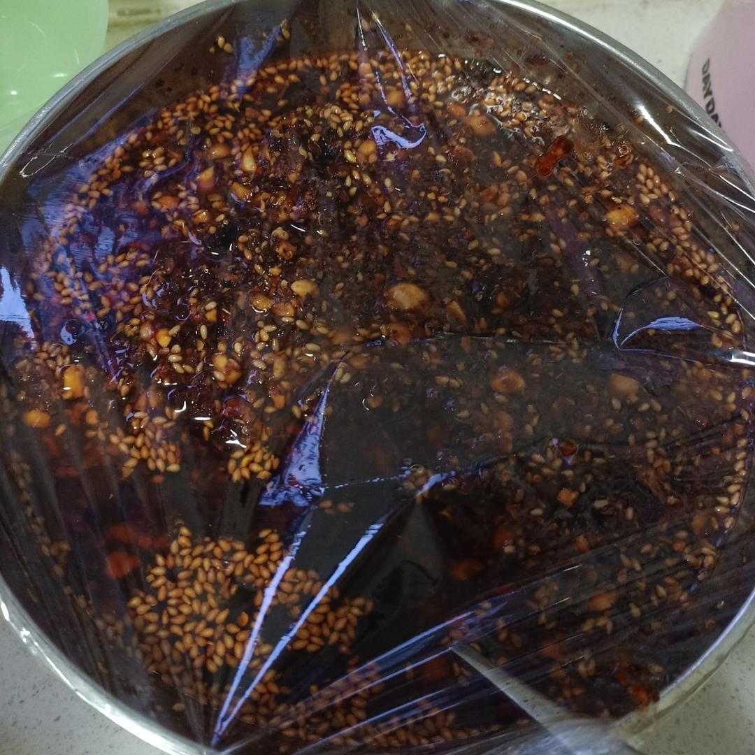 自创川味豆豉花生辣椒酱
