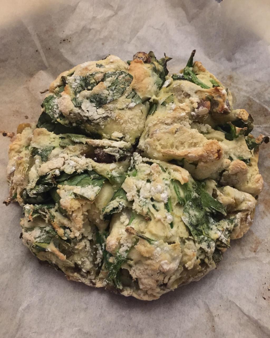 菠菜南瓜奶酪丹波面包丨健康·烘焙