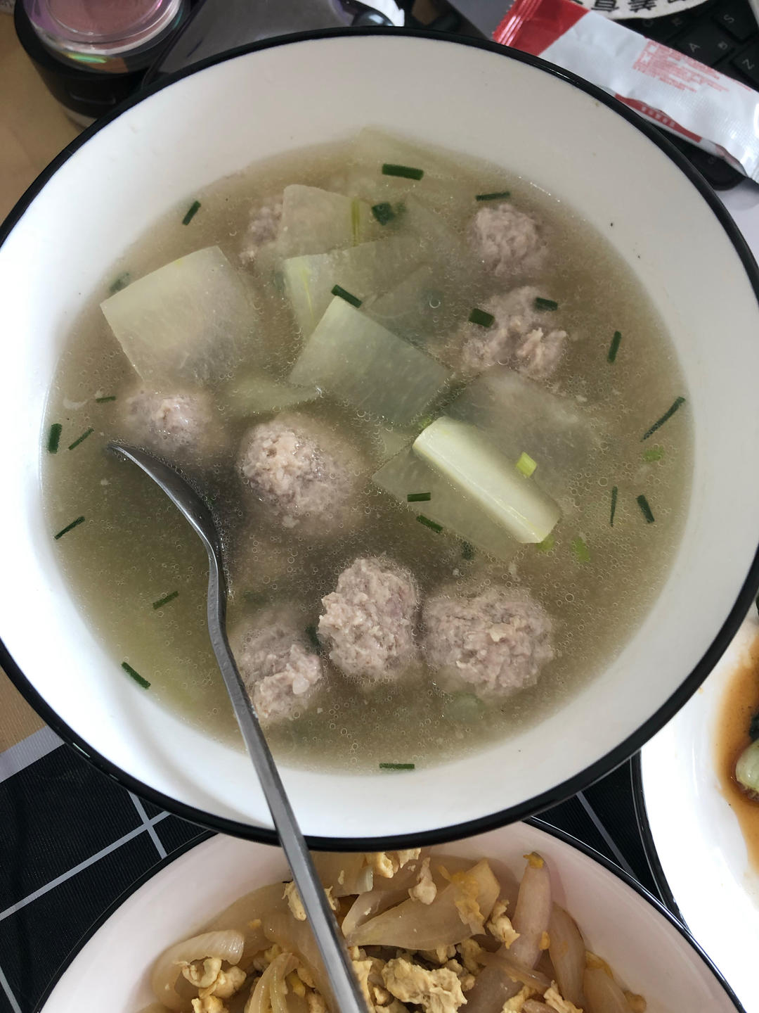 不用油不开油锅【冬瓜肉圆汤】