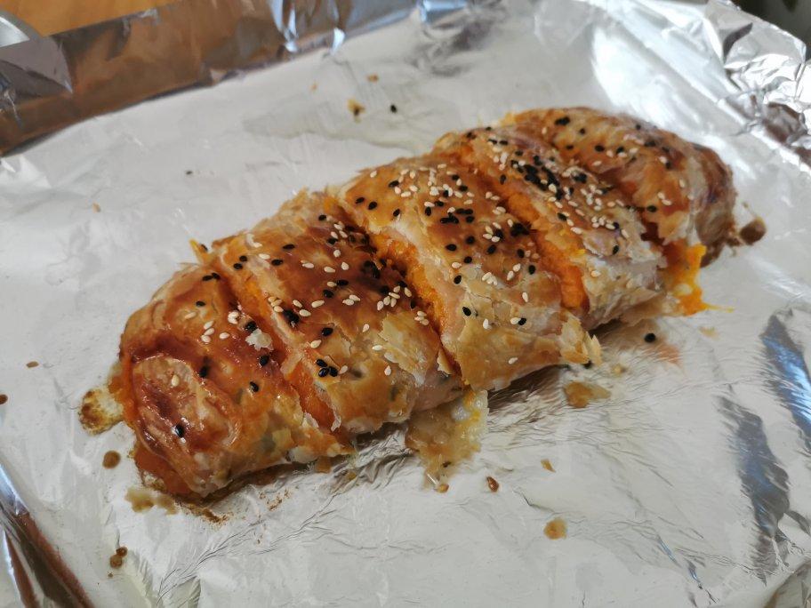 不一样的手抓饼烤番薯