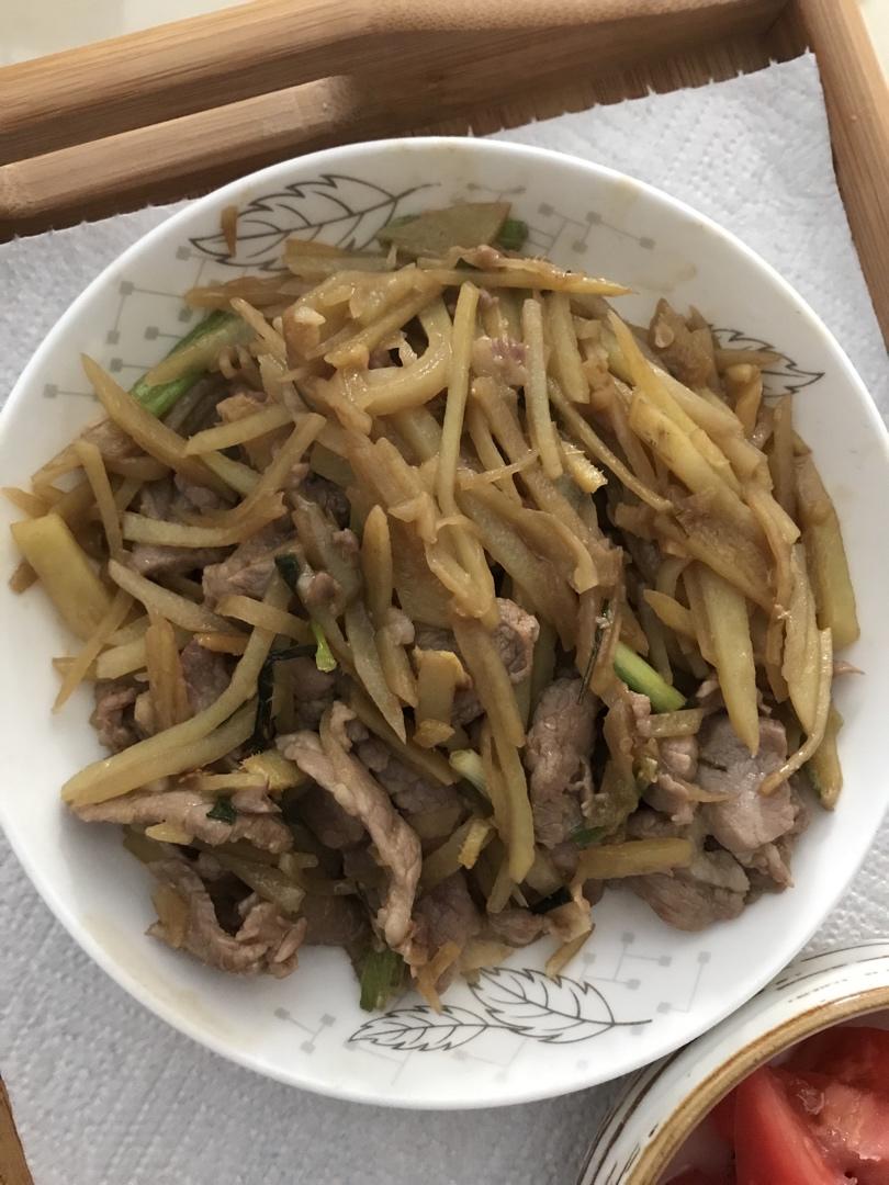 土豆炒肉丝