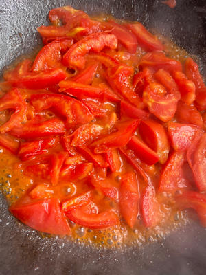 番茄炒蛋（超级下饭的做法 步骤4