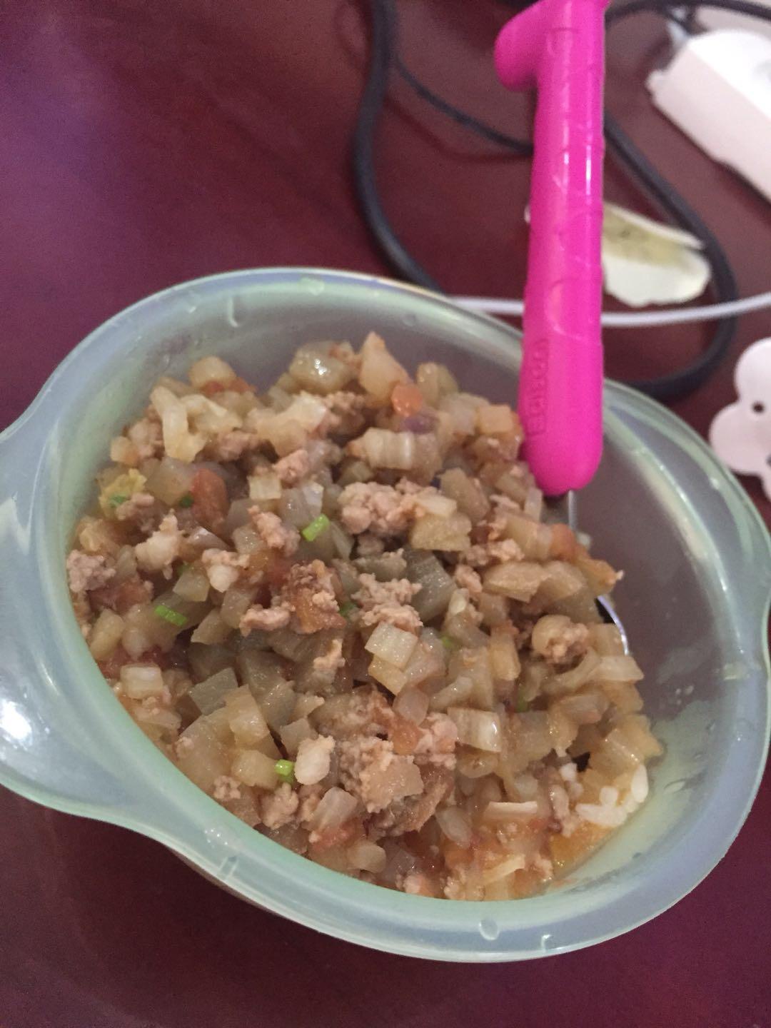 宝宝食谱:茄汁肉末