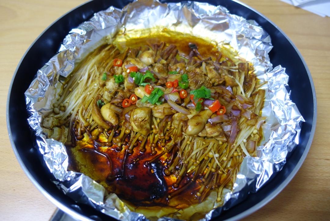 减脂餐—金针菇鸡胸肉