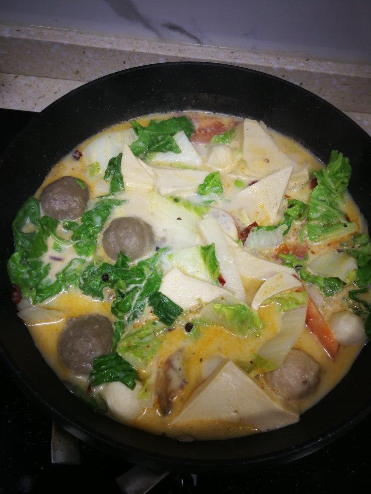 自制牛奶麻辣烫