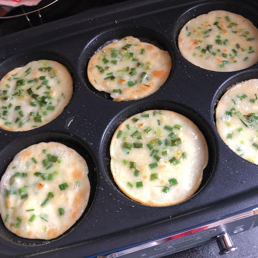快手鸡蛋葱花煎饼
