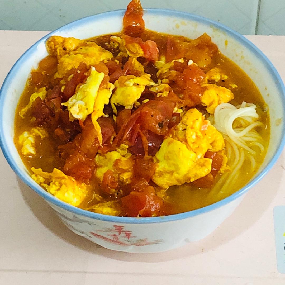汤都要喝光的西红柿鸡蛋面