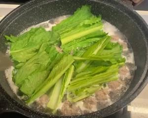 小白菜汆羊肉丸子汤的做法 步骤8