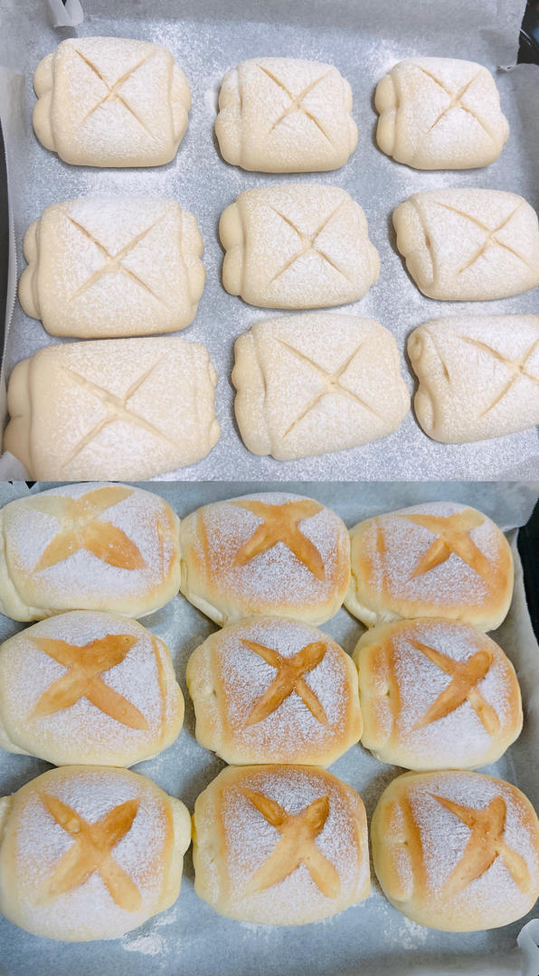 超软牛奶小面包