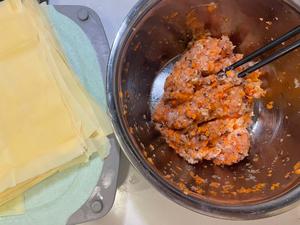 胡萝卜鸡肉千张包（百叶包）｜低脂高蛋白｜的做法 步骤2