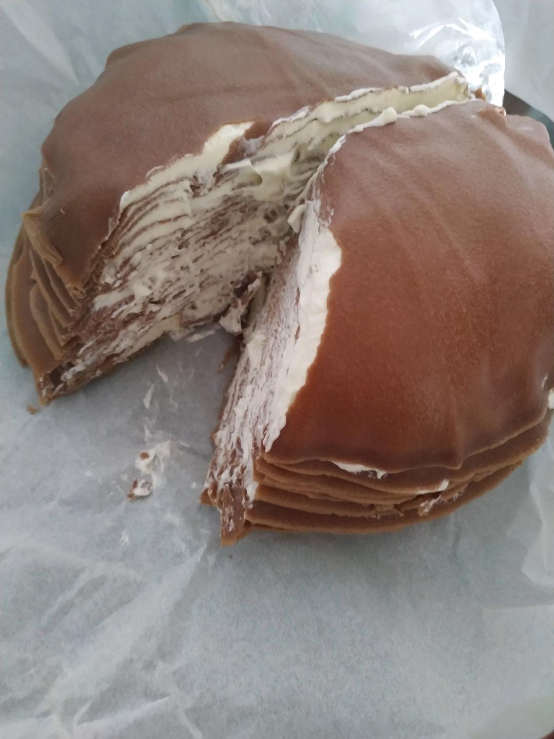 巧克力千层蛋糕