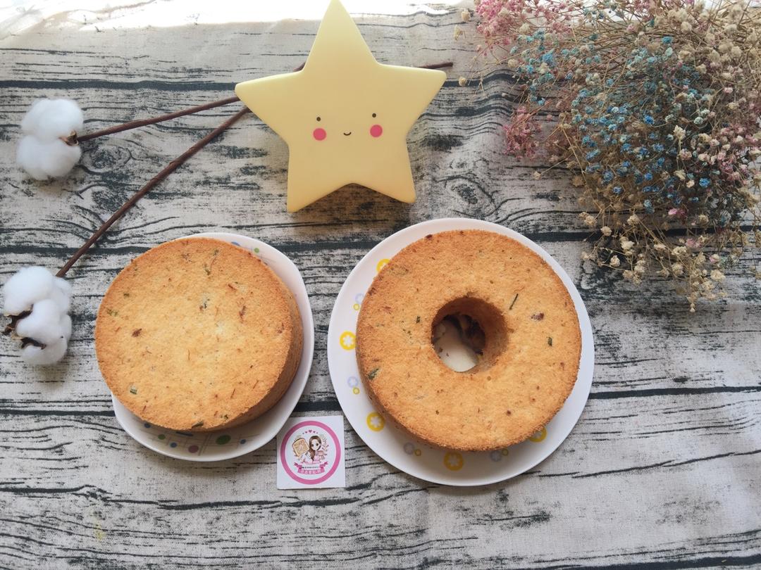 咸香戚风经典——黄金葱香肉松戚风