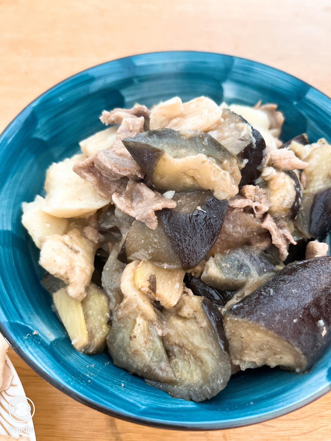 五花肉茄子炖土豆