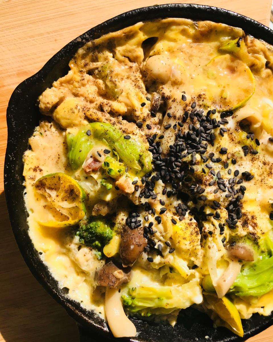 减脂增肌-香肠鸡胸肉西兰花烘蛋