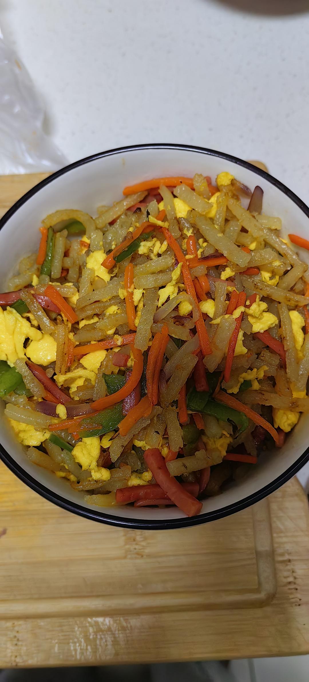 直击灵魂的炒饼丝~