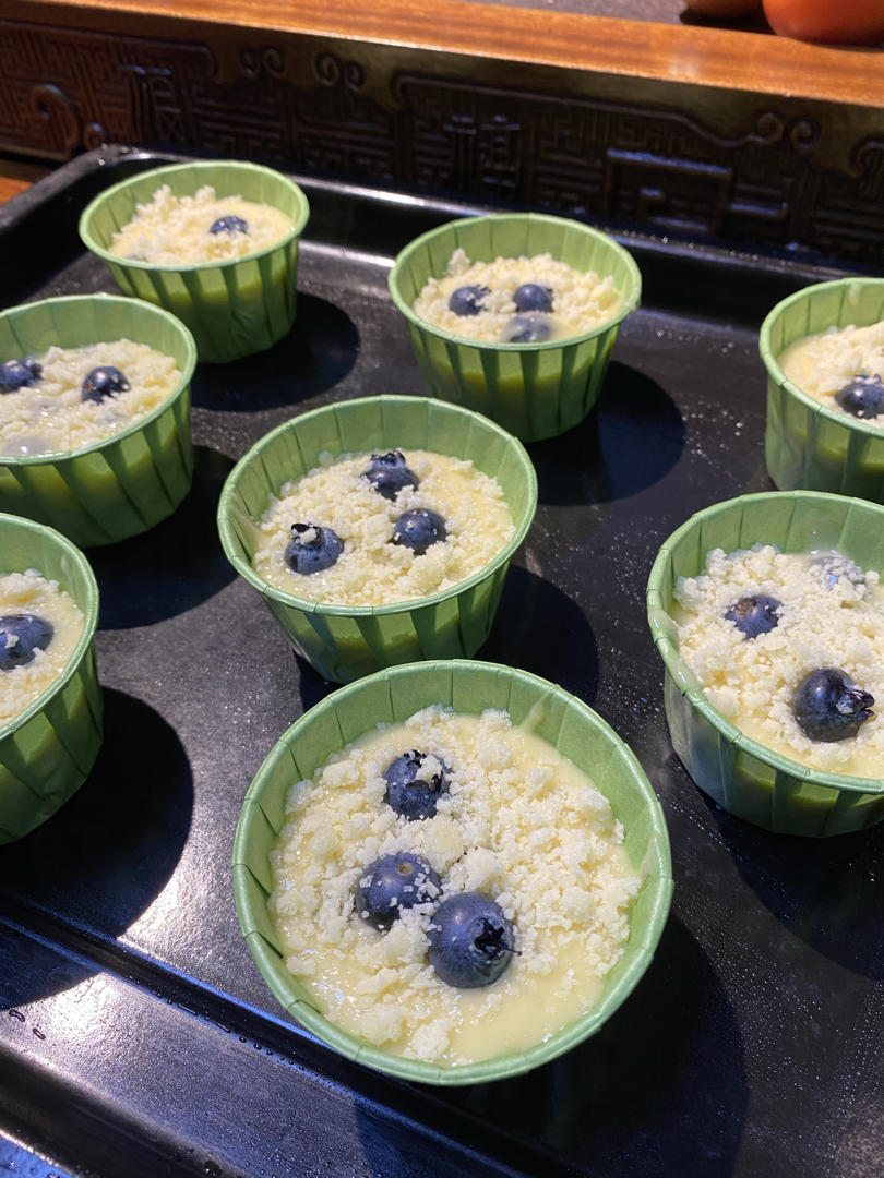 蘑菇头蓝莓麦芬