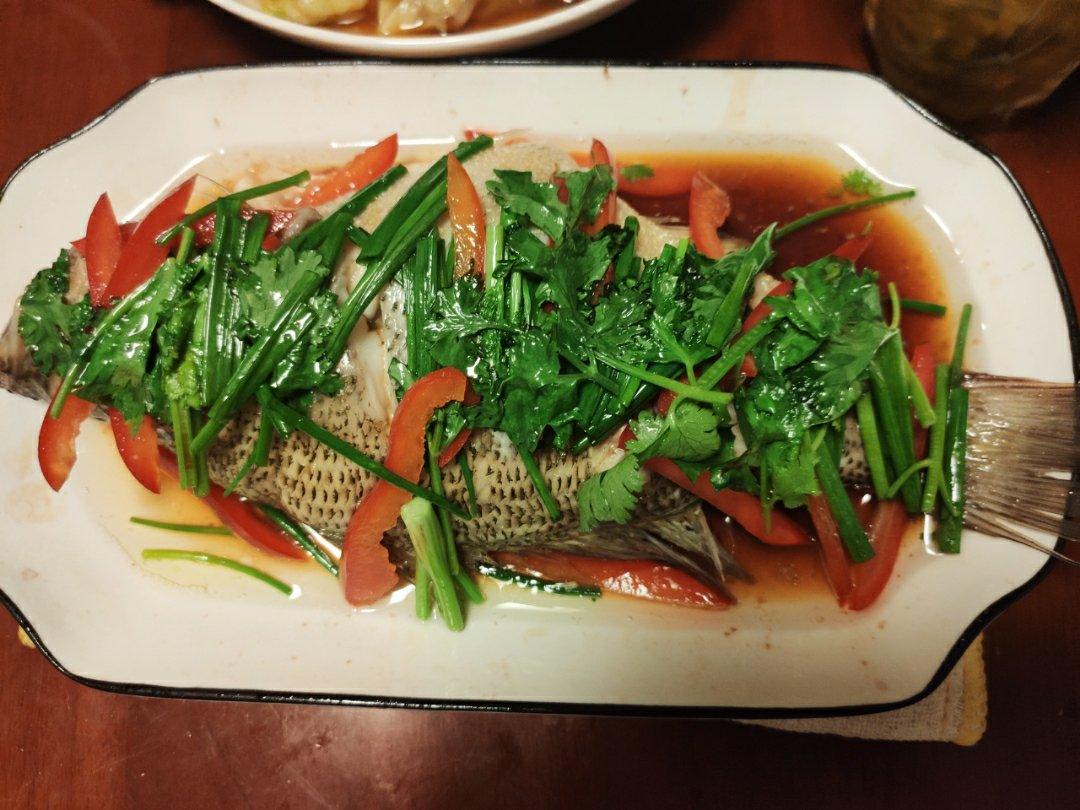 清蒸鲈鱼（只需三步）