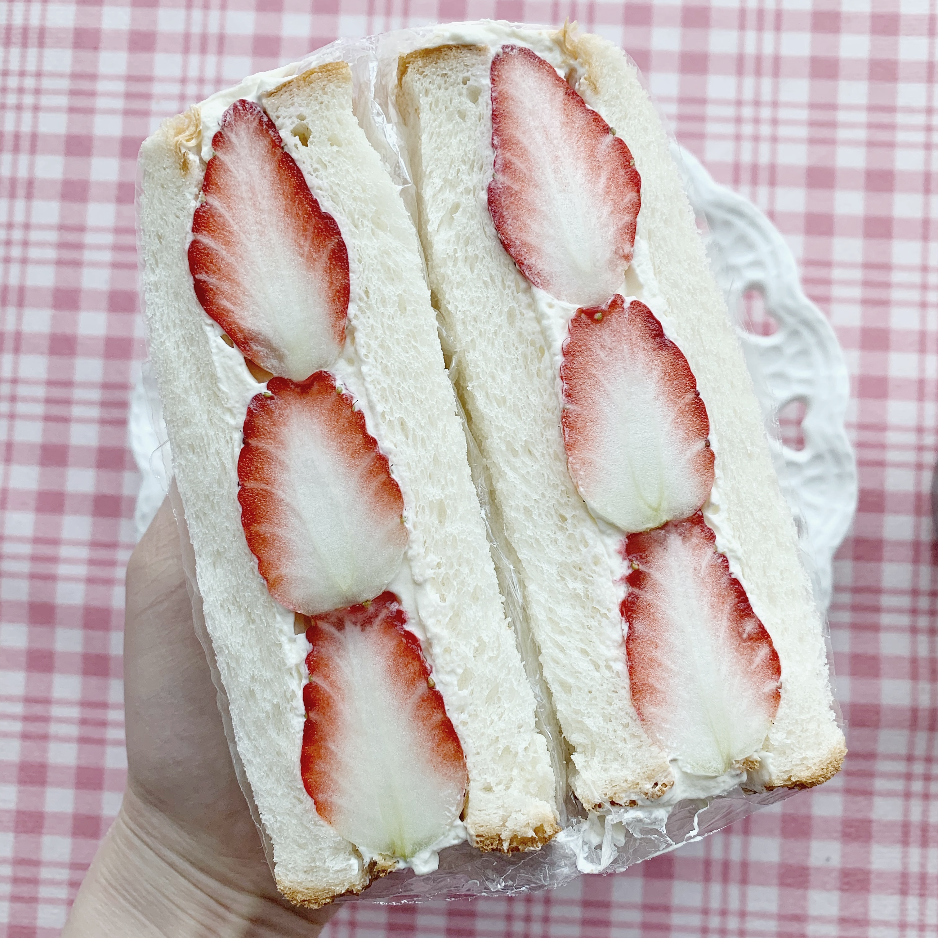 草莓🍓奶油三明治🥪的做法 步骤7