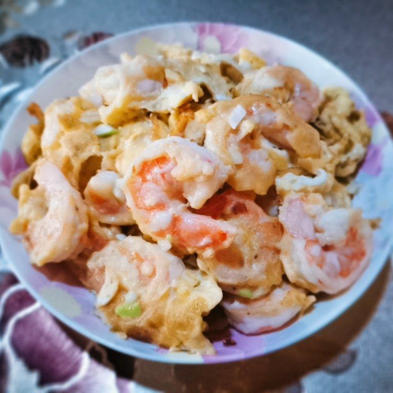 虾仁滑蛋