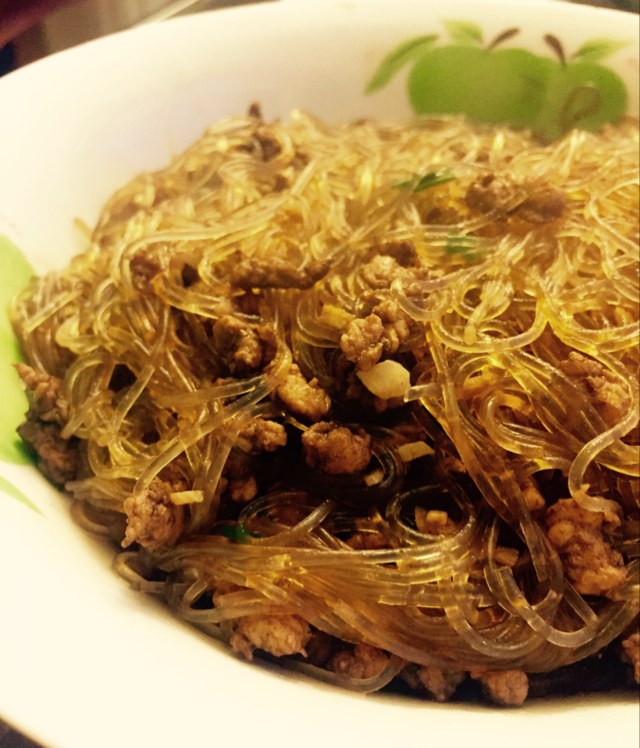 肉末粉丝煲