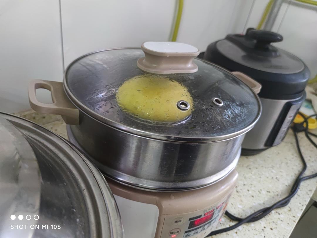 不加一滴水的南瓜馒头