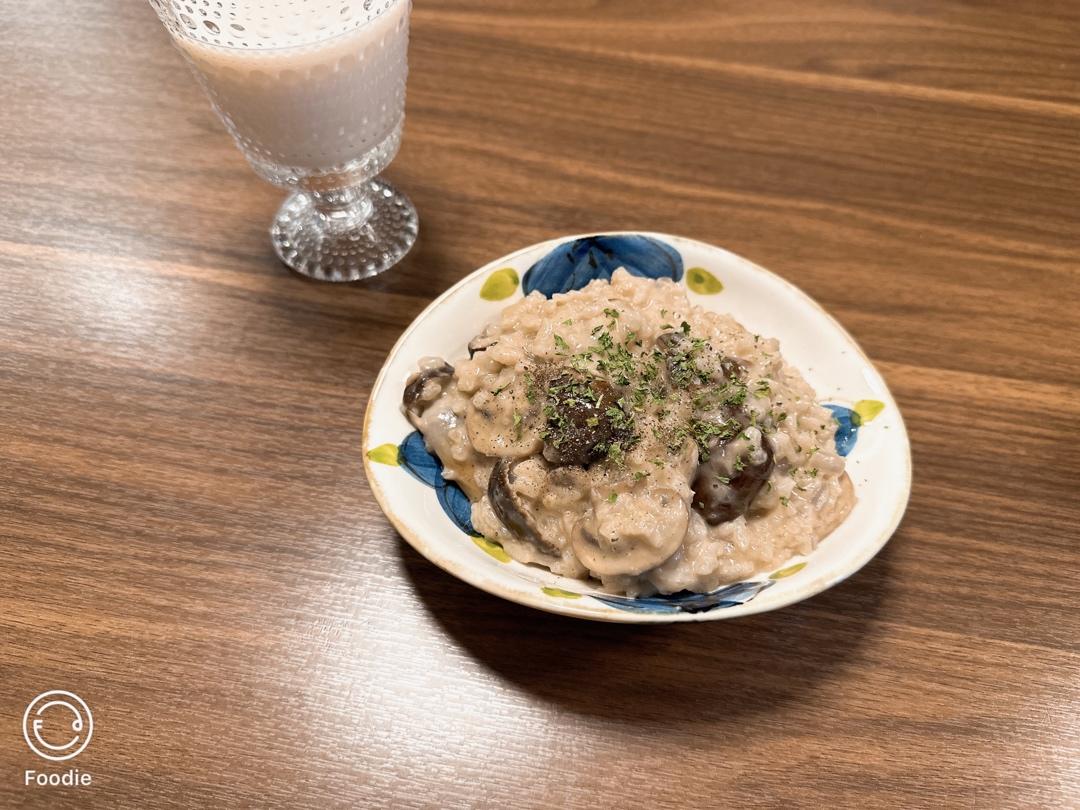 意大利菌菇烩饭（三种口味～原味、奶油、黑松露）Risotto