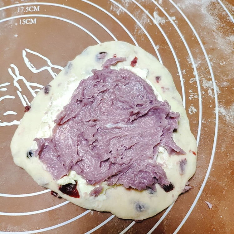 芋泥三角奶酪包的做法 步骤5