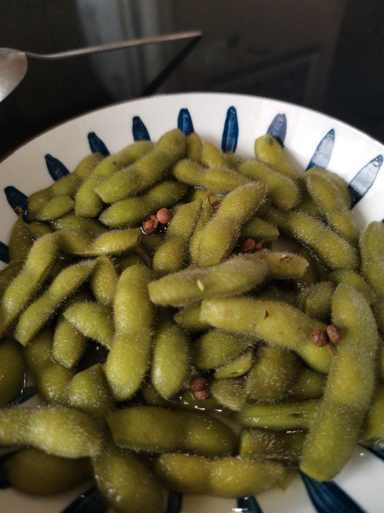 煮毛豆—不会变色版
