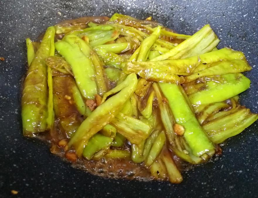 酸甜虎皮尖椒2的做法