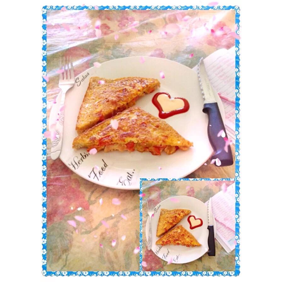 一片面包的三明治