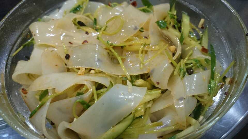 超简自制凉皮