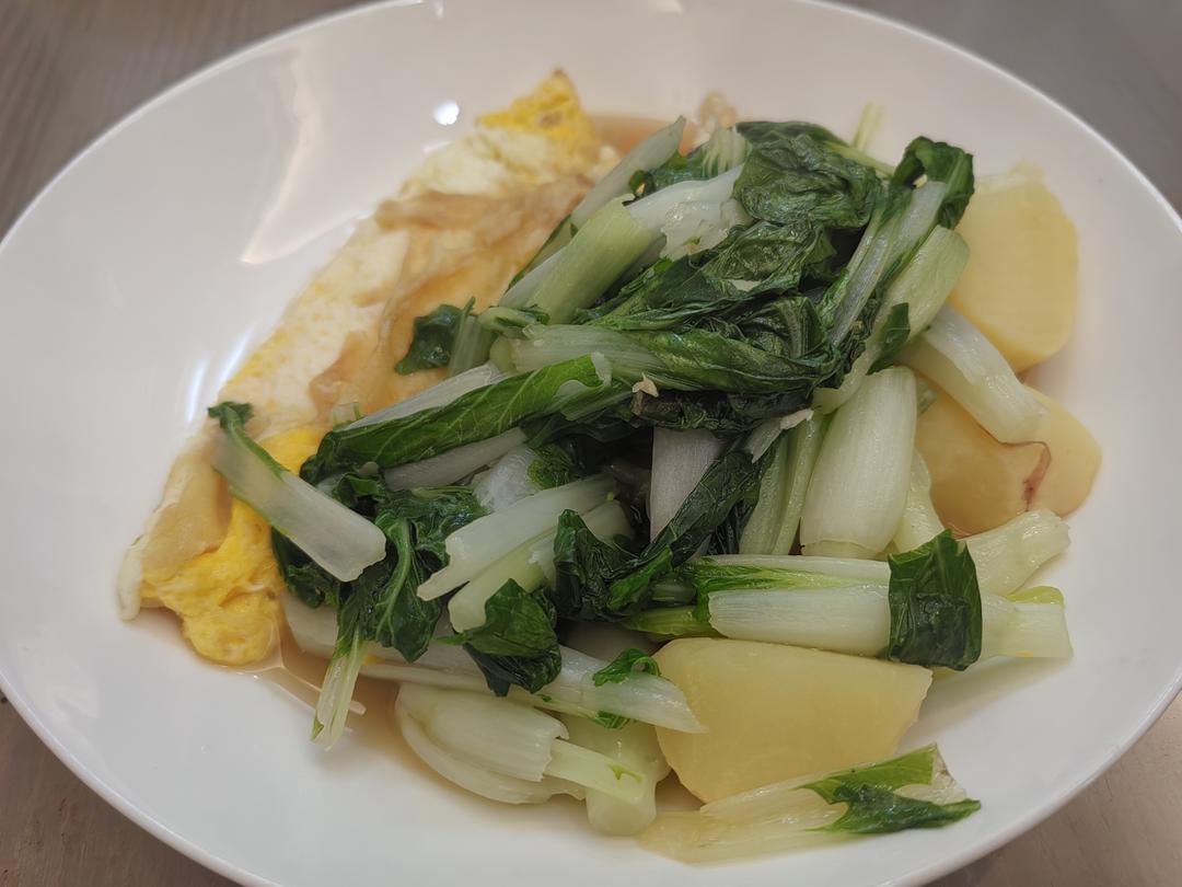 菠菜豆芽拌鸡丝