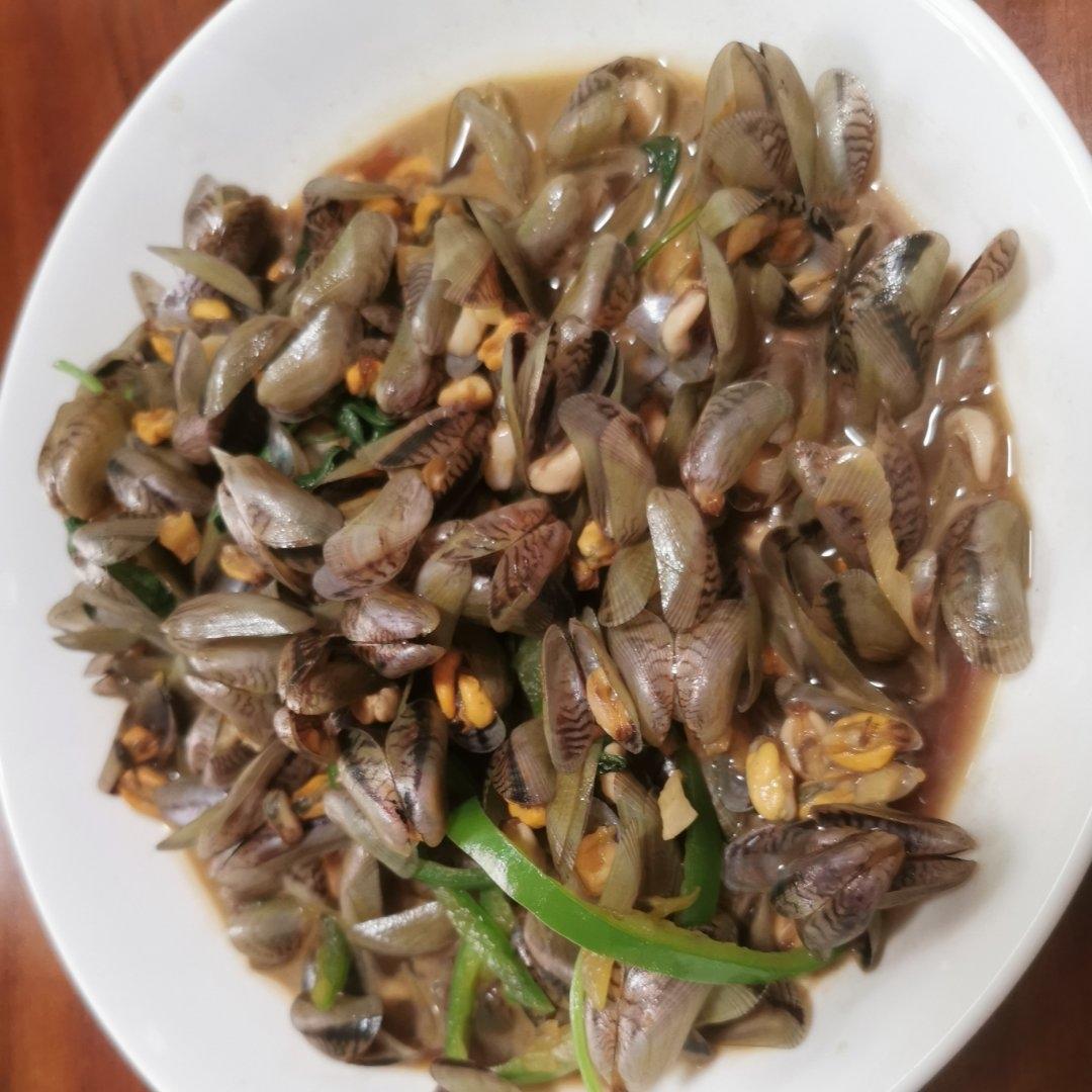 金不换（九层塔）炒海瓜子