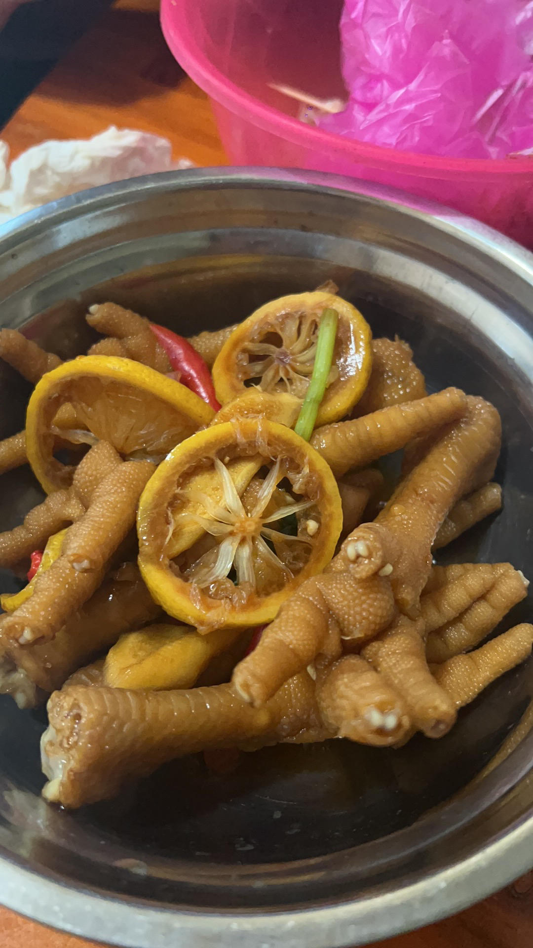 柠檬鸡爪