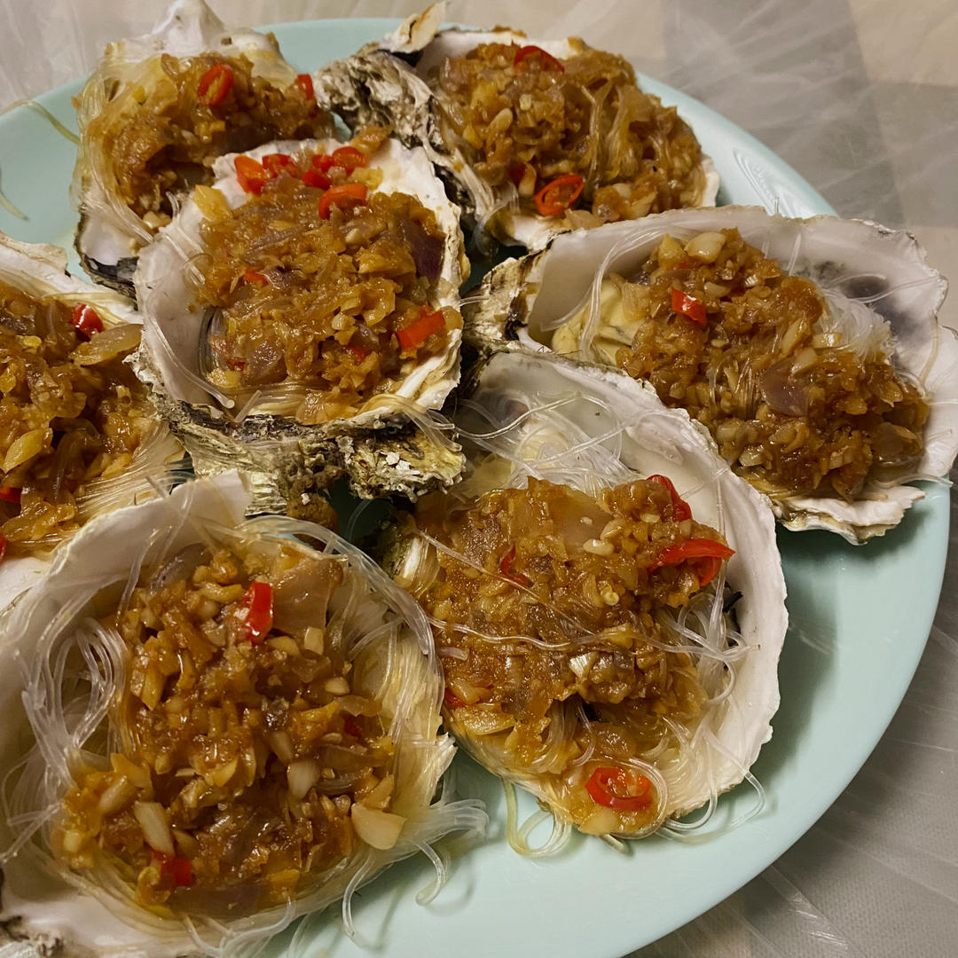 超简单～蒸蒜蓉生蚝
