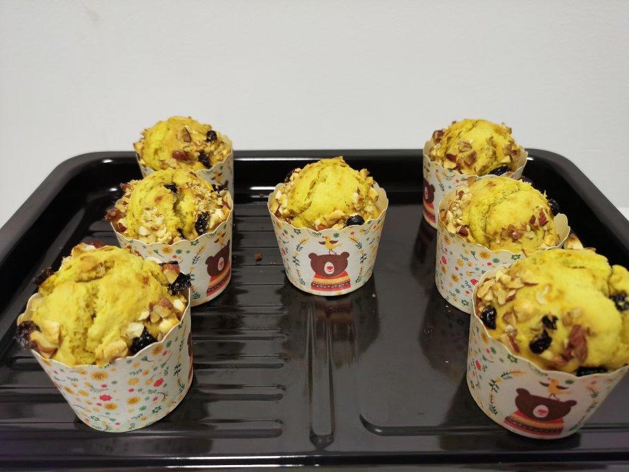 南瓜坚果蛋糕—【北鼎烤箱食谱】