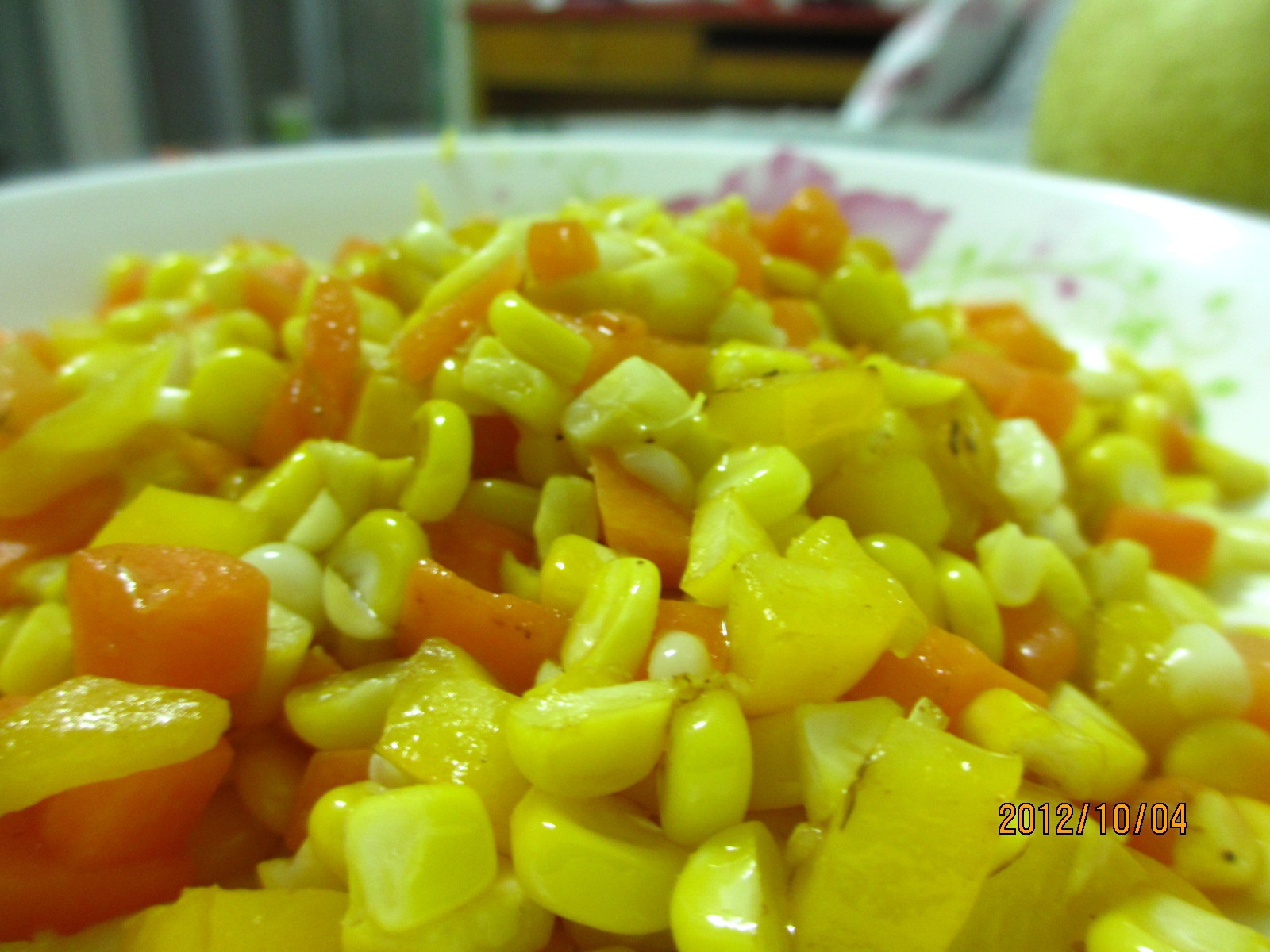 胡萝卜玉米炒黄瓜