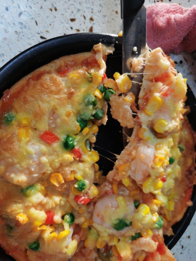 8寸虾仁披萨🍕/披萨合集（朋友说比BSK好吃）