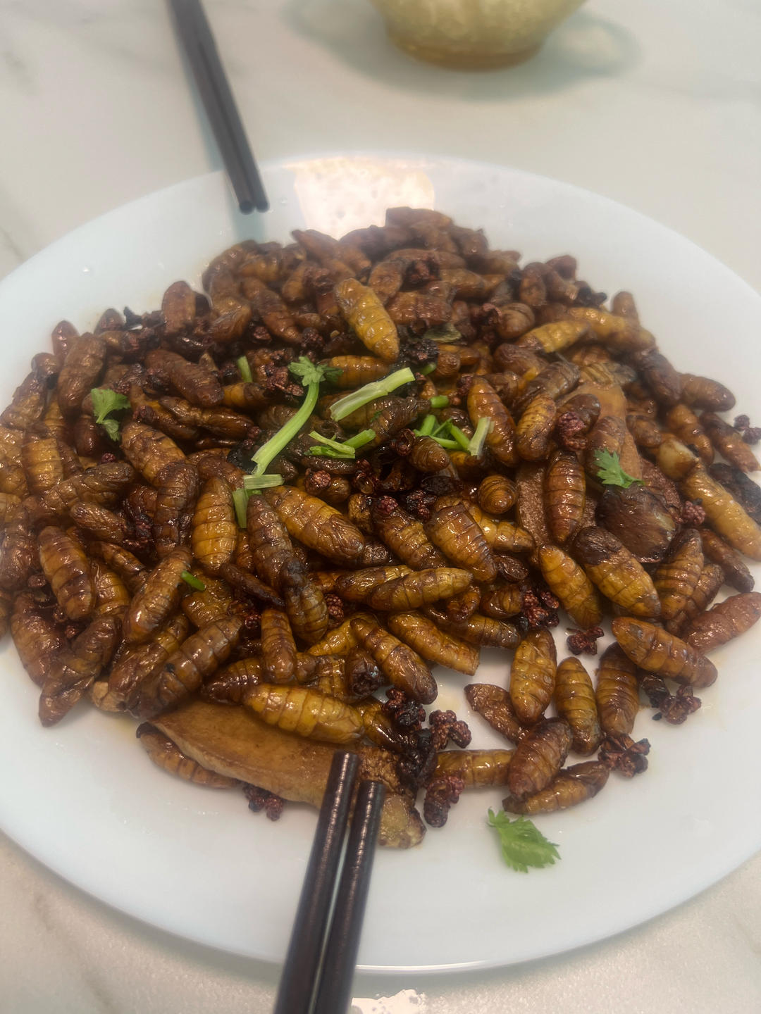 干煸小蚕蛹