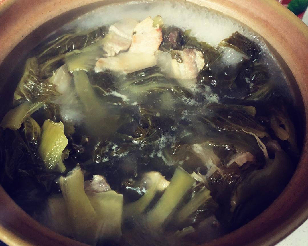 客家咸菜煮五花肉
