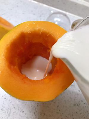 木瓜椰奶冻的做法 步骤7