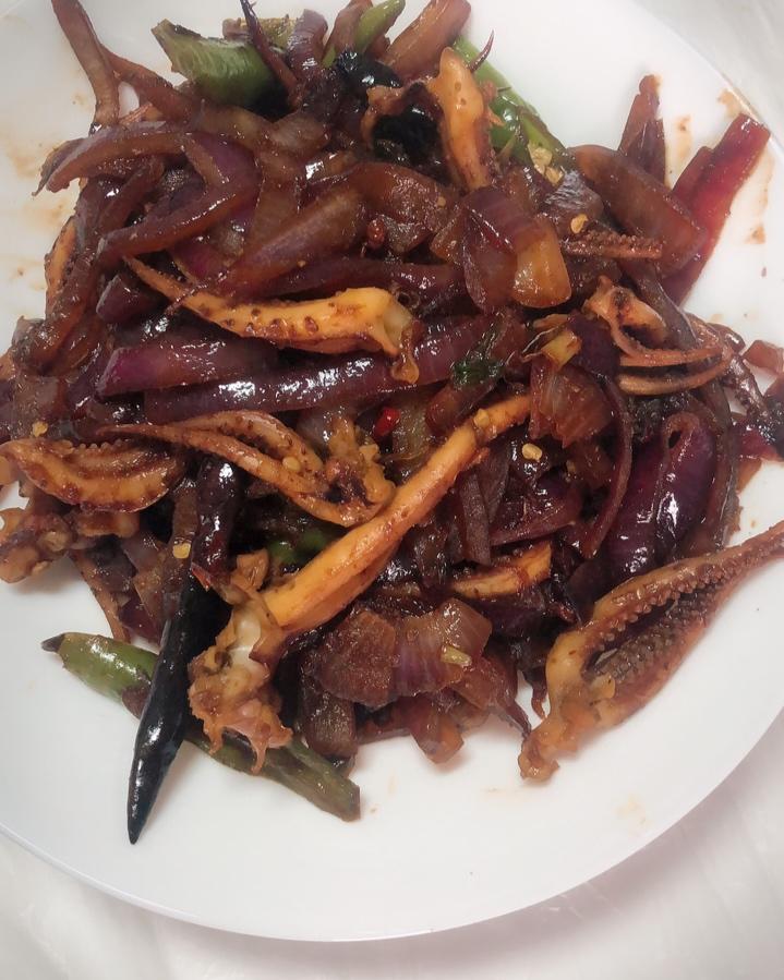爆炒鱿鱼